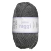 Garn Järbo Junior Raggi 50 g mørkegrå – 68404 Dark grey