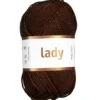 Garn Järbo Lady 50 g brun – 44209 Brown