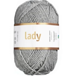 Garn Järbo Lady 50 g grå – 44203 Grey