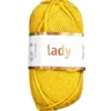 Garn Järbo Lady 50 g sennepsgul – 44210 Mustard yellow
