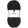 Garn Järbo Raggi 100 g svart – Charcoal black 1558