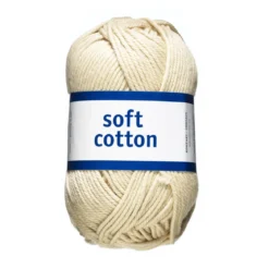 Garn Järbo Soft Cotton 50 g beige – 8856 Nature beige