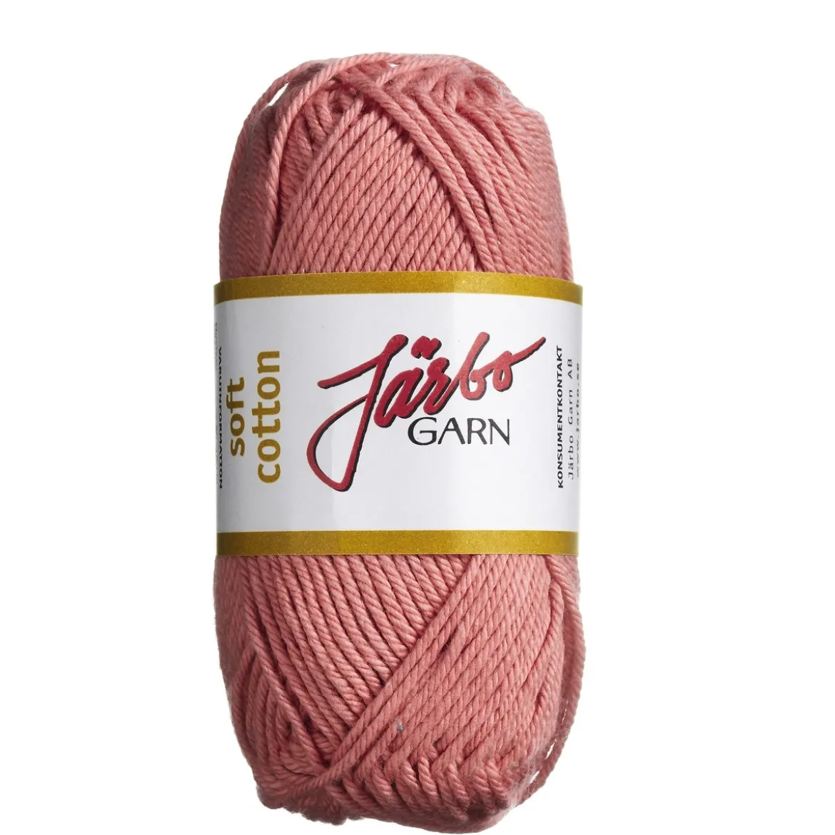 Garn Järbo Soft Cotton 50 g korall – 8871 Coral