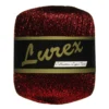 Garn Lammy Lurex 25 g rød