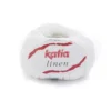 Garn Lin 50 g hvit