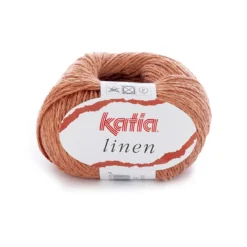 Garn Lin 50 g rust