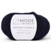 Garn Mode at Rowan Softest Alpaca 50 g – Midnight 011