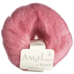 Garn Permin Angel 25 g mørkerosa 884144