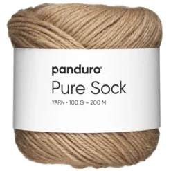 Garn Pure Sock 100 g beige