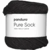 Garn Pure Sock 100 g mørkegrå