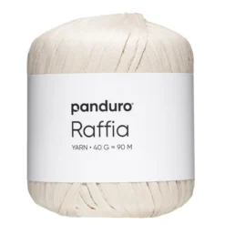 Garn Raffia 40 g creme