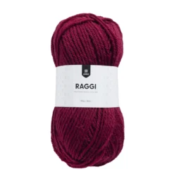 Garn Raggi 100 g vinrød