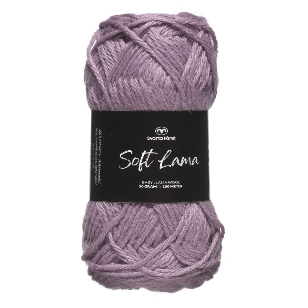 Garn Soft Lama 50 g lyselilla – Lilac bush 61
