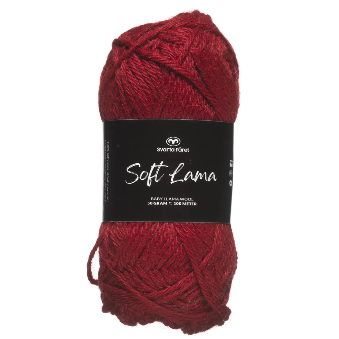 Garn Soft Lama 50 g rød – Goji berry 45