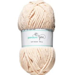 Garn Soft Velvet 100 g lys aprikos