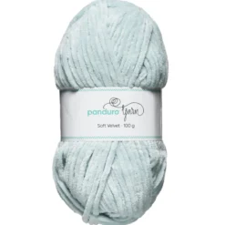 Garn Soft Velvet 100 g lysegrønn