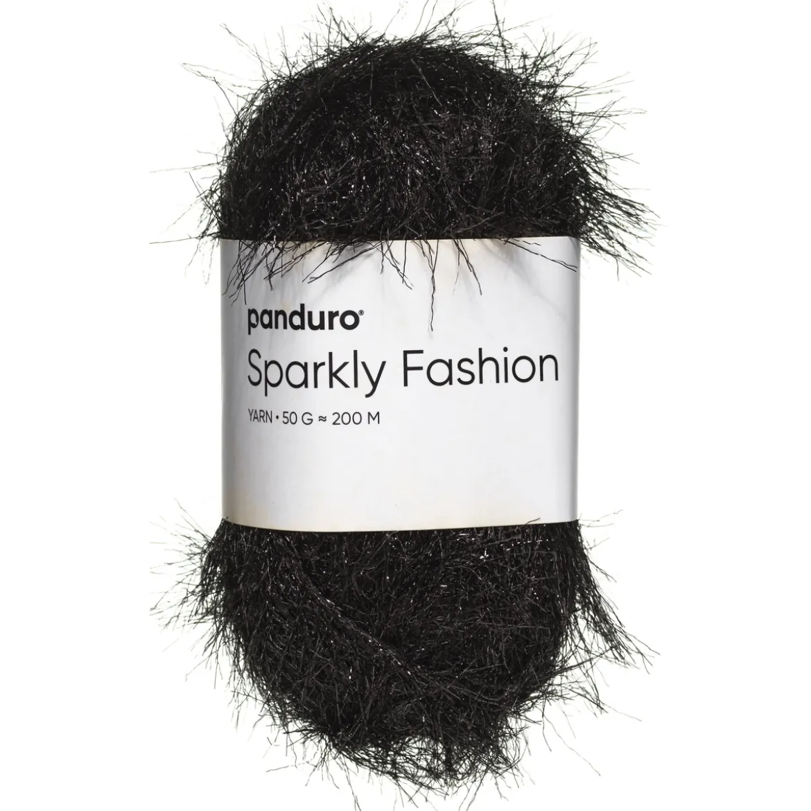 Garn Sparkly Fashion 50 g svart