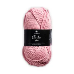 Garn Svarta Fåret Ulrika Reflex 50 g rosa – 048 Powder pink