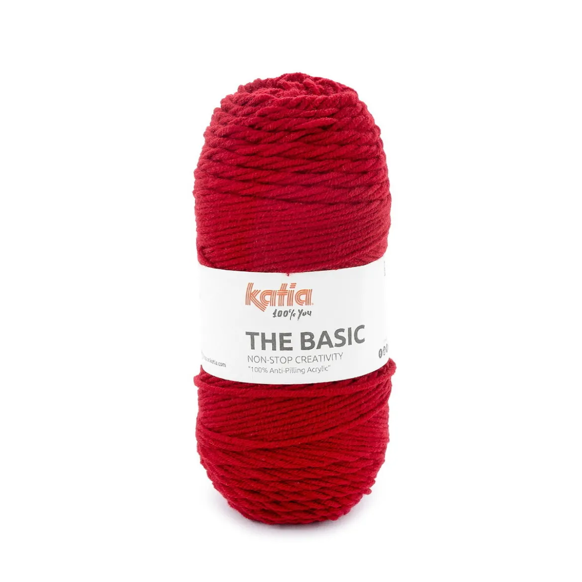 Garn The Basic 50 g rød