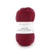 Garn United Socks 25 g vinrød