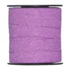 Gavebånd 25 meter på rull, 1 cm bredt – glitter rosa