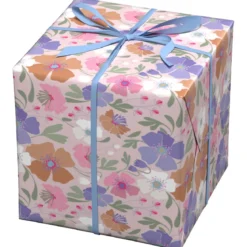 Gavepapir på rull 10 m × 57 cm – en fredelig og vakker blomstereng