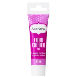 Geléfarge, spiselig næringsmiddelfarge til baking, rosa 25 g