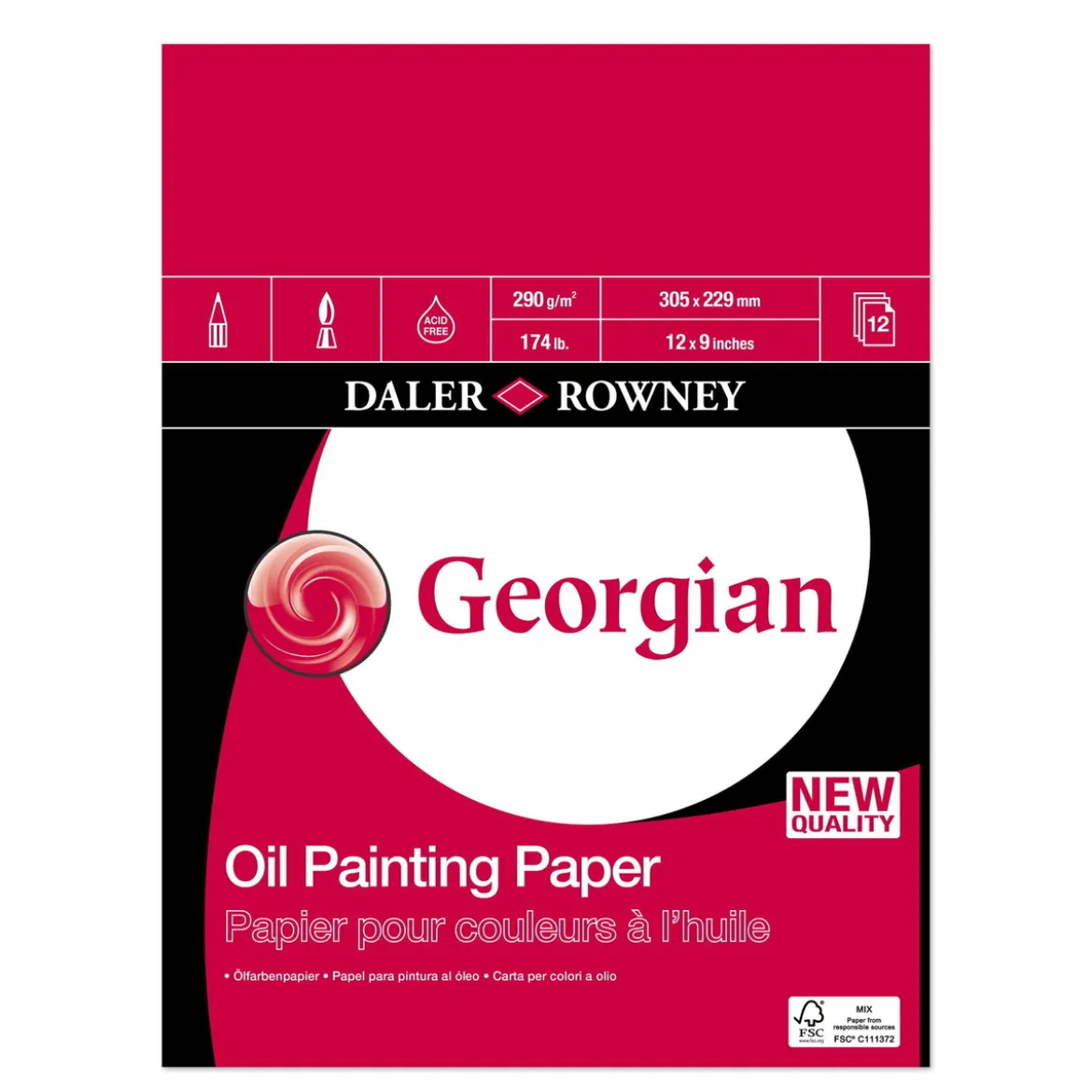 Georgian block 31x23 cm 290 g/m²