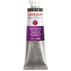 Georgian Water Mixable Oil Colour, vannløselig oljemaling 37 ml Primary Cyan 142