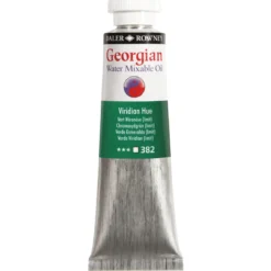 Georgian Water Mixable Oil Colour, vannløselig oljemaling 37 ml Viridian Hue 382