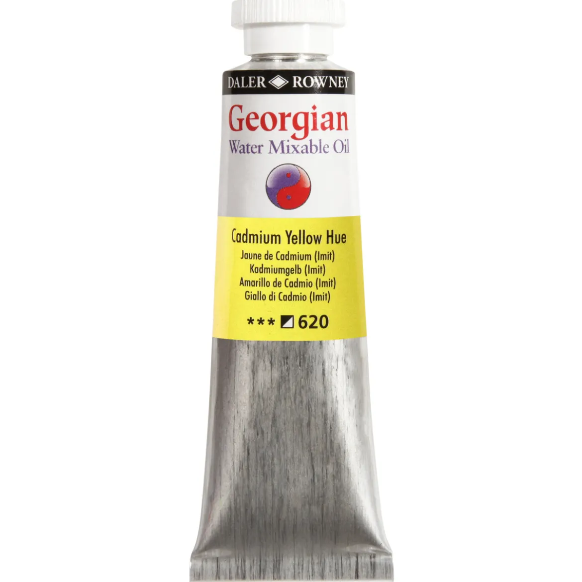 Georgian Water Mixable Oil Colour, vannløselig oljemaling 37 ml Cadmium Yellow Hue 620