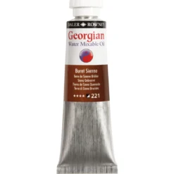 Georgian Water Mixable Oil Colour, vannløselig oljemaling 37 ml Burnt Sienna 221