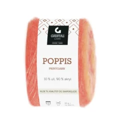 Gjestal Garn Poppis printgarn 50 g lakserosa – gradert garn