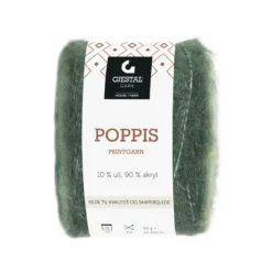 Gjestal Garn Poppis printgarn 50 g grønn – gradert garn