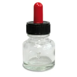 Glassflaske 30 ml med pipette