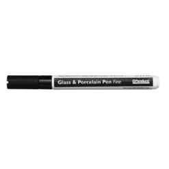 Glass-/porselenspenn svart 1 mm