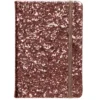 Glitrende notatblokk A6 (105×150 mm) med 80 linjerte ark