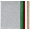 Glitterark i nydelige julefarger til julehobby, 10 ark i A4-format, 190 g/m²