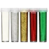 Glitter fremstilt av over 90 % cellulose, 5-pakning à 7 gram i basisfarger