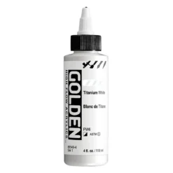Golden Artist High Flow Acrylics 118 ml – Titanium white #8549 series 1