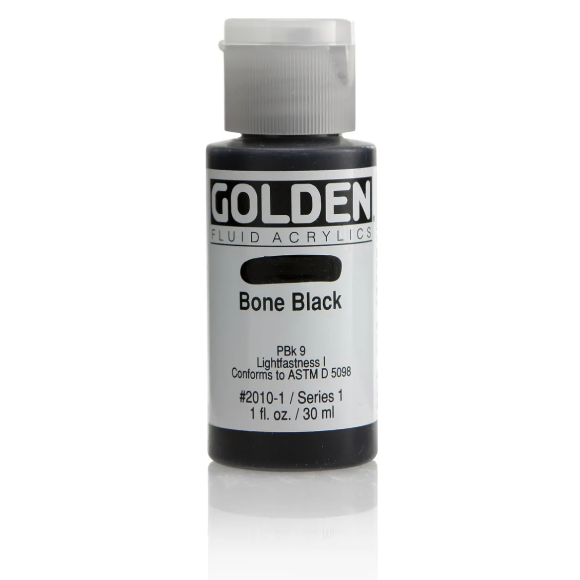 Golden Fluid Acrylics 30 ml - 2010 Bone Black