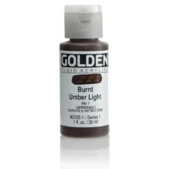 Golden Fluid Acrylics 30 ml - 2035 Burnt Umber Light