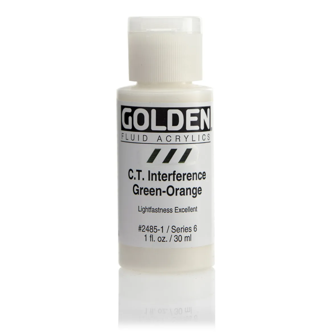 Golden Fluid Acrylics 30 ml - 2485 C.T. Interference Green-Orange