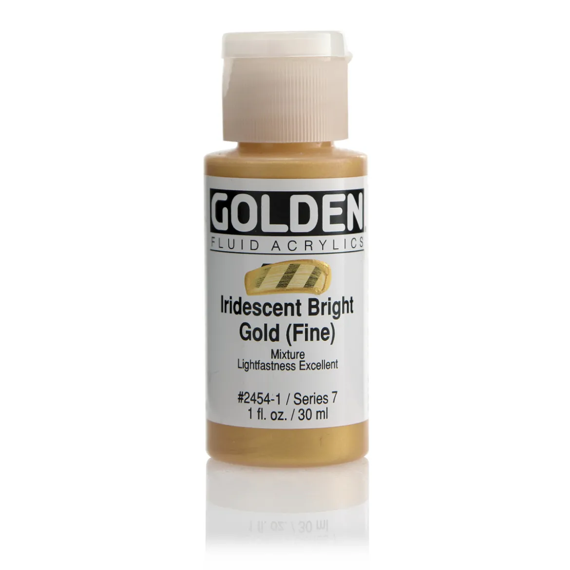 Golden Fluid Acrylics 30 ml - 2454 Iridescent Bright Gold F.