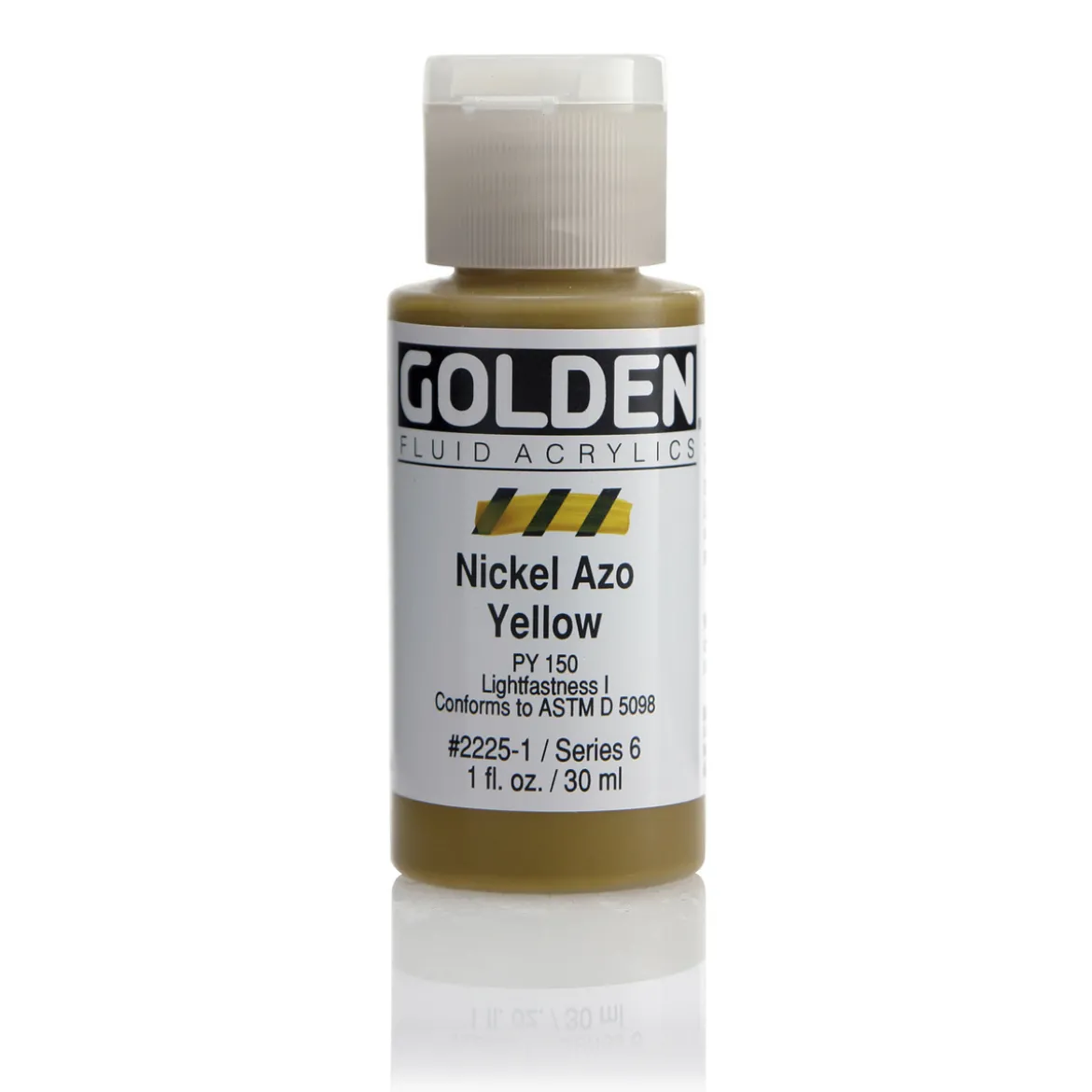 Golden Fluid Acrylics 30 ml - 2225 Nickel Azo Yellow