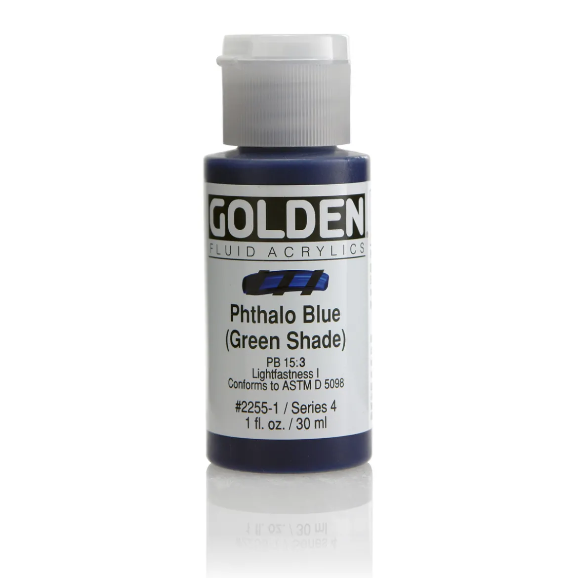 Golden Fluid Acrylics 30 ml - 2255 Pthtalo Blue (GS)