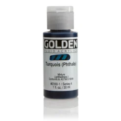 Golden Fluid Acrylics 30 ml - 2390 Turquois (Phthalo)