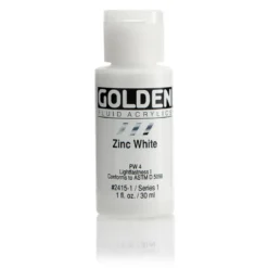 Golden Fluid Acrylics 30 ml - 2415 Zinc White