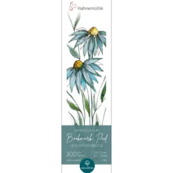 Hahnemühle Watercolour Bookmark Pad – 5,5×20 cm, 15 ark, 300 g/m²