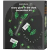 Halloween glow in the dark – 75 selvlysende edderkopper og 6 hender + spindelvev